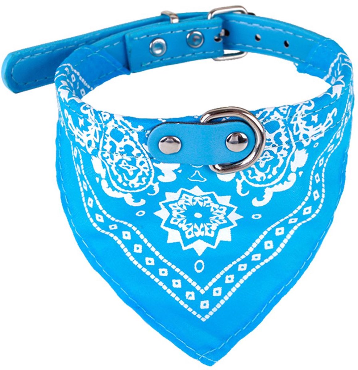 Hondenhalsband met bandana Roze, M