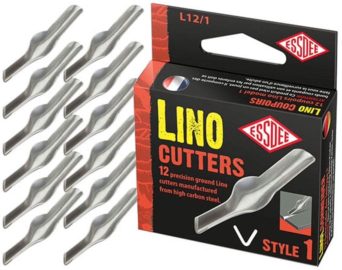 Essdee Linosnede Mes stijl nr. 6 (12-delige box)