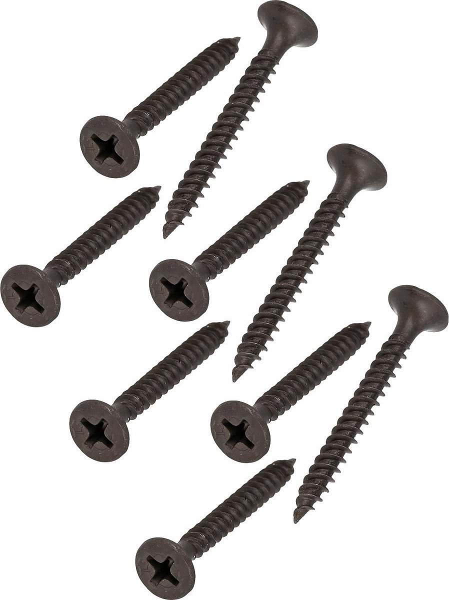 STALCO Metaalschroeven KMM 3,5x25mm - 200 stuks, Fosfaat Zwart