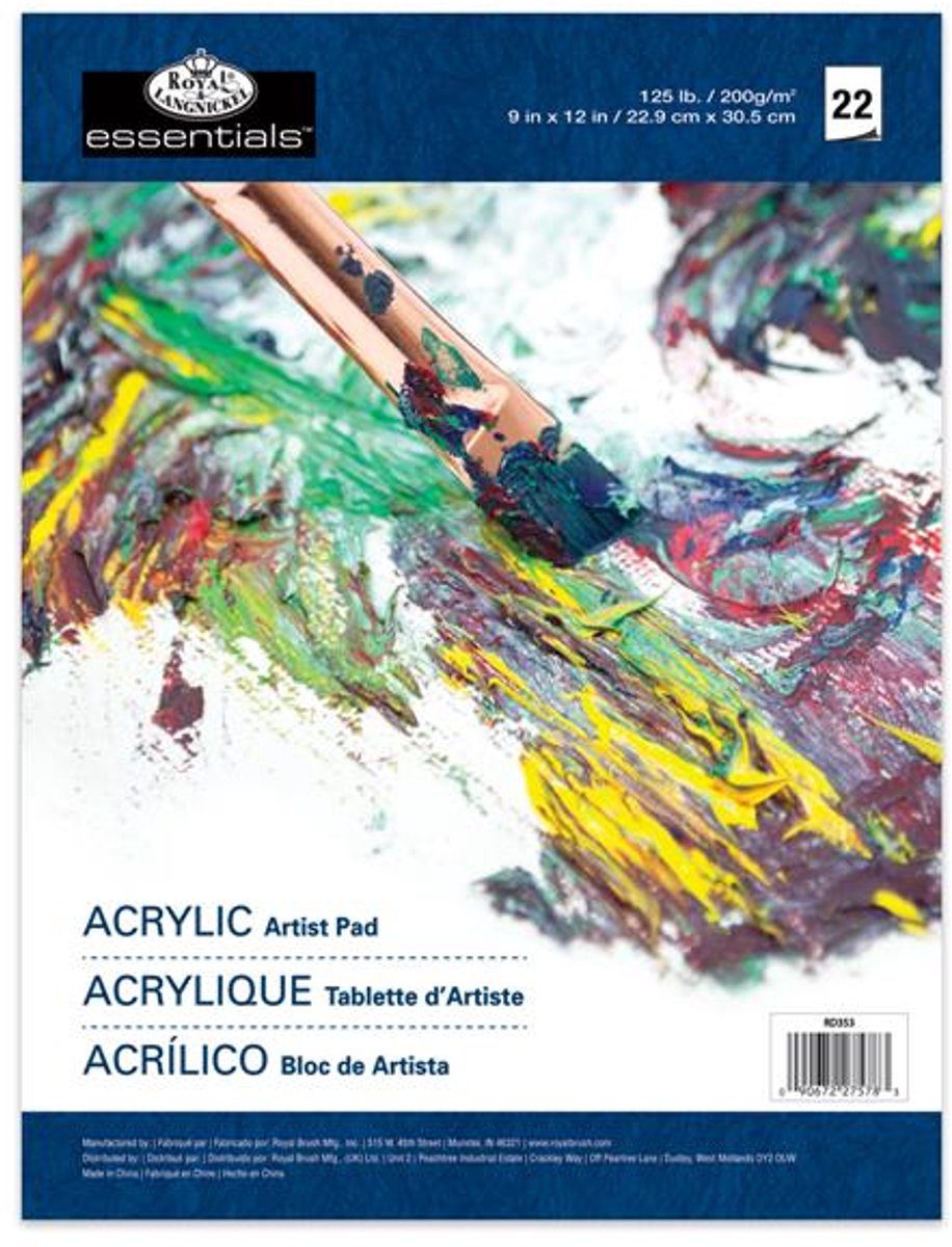 R&L Painting Artist Pad 200 gsm - 22 Sheets