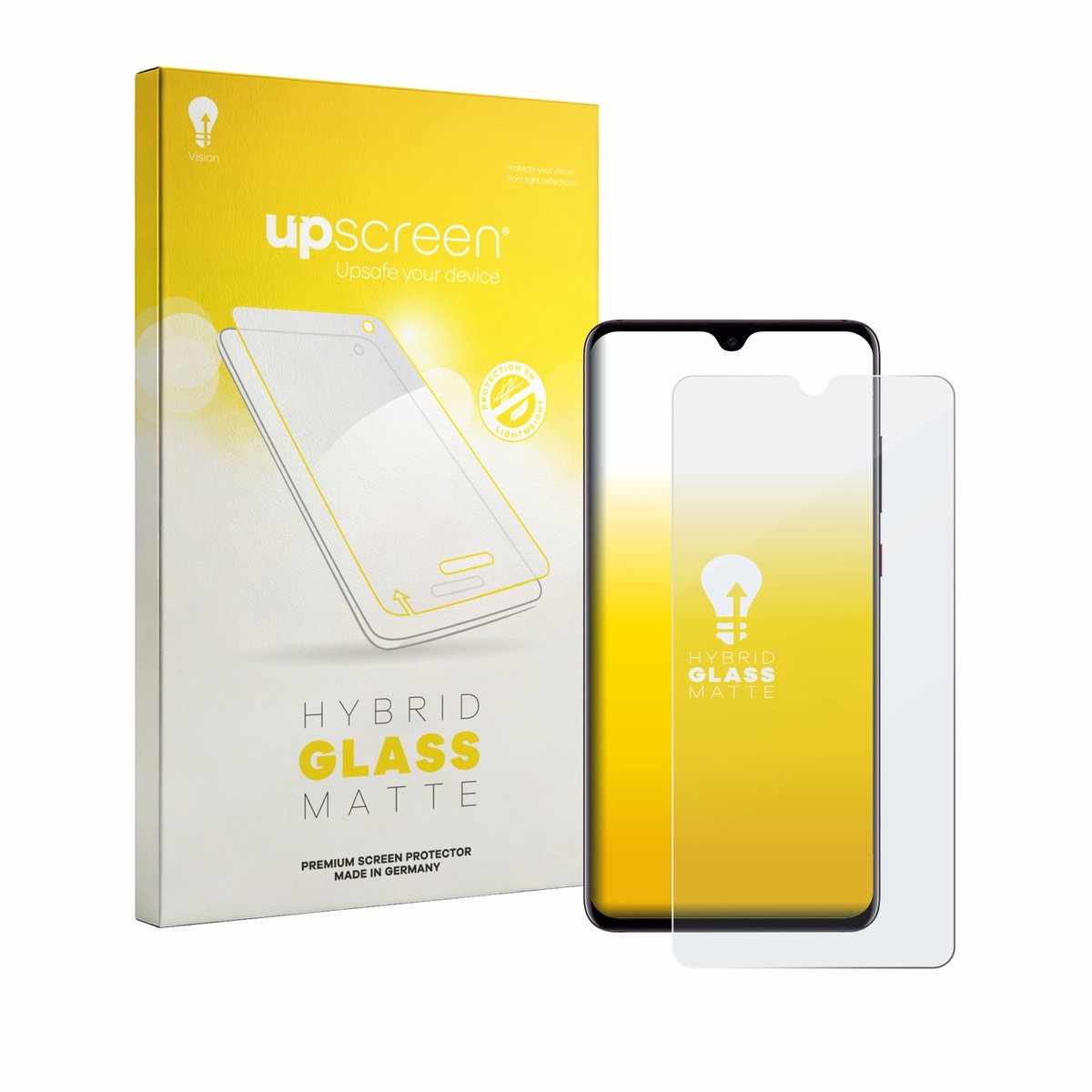 upscreen - Screenprotector voor Huawei Mate 20 - Folie Beschermfolie Beschermglas matte
