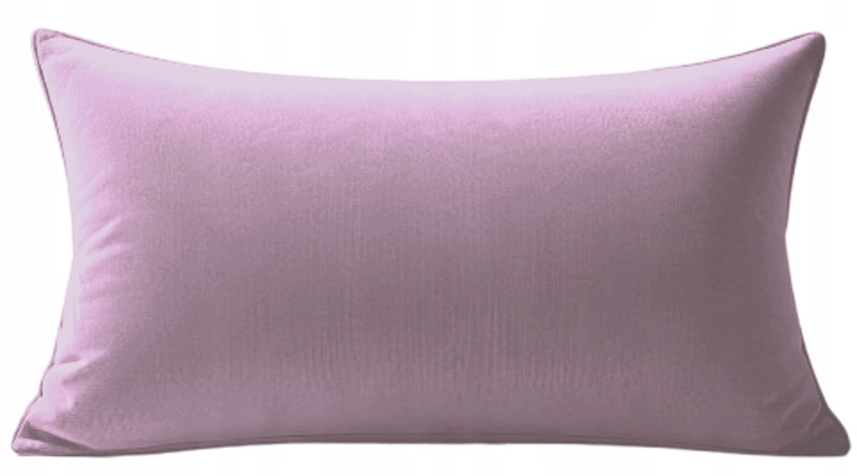 MMO-EURO Martyna Opiełka Decoratieve Kussensloop Velours 60x40 cm - Poederroze