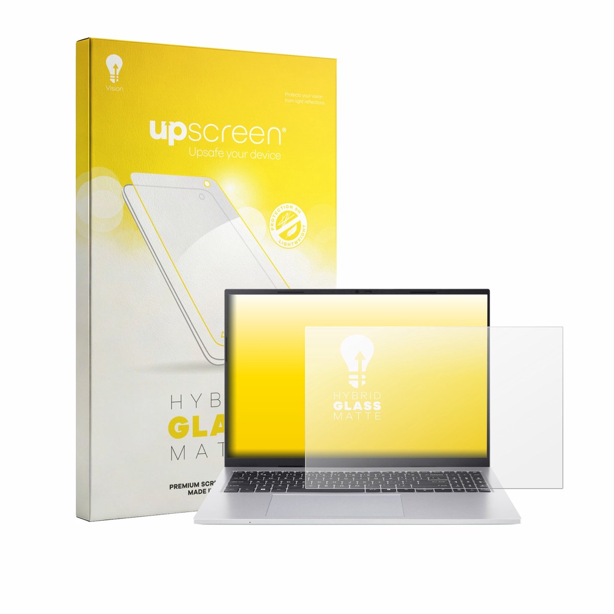 upscreen - Screenprotector voor Acer Aspire Go 16 - Folie Beschermfolie Beschermglas matte