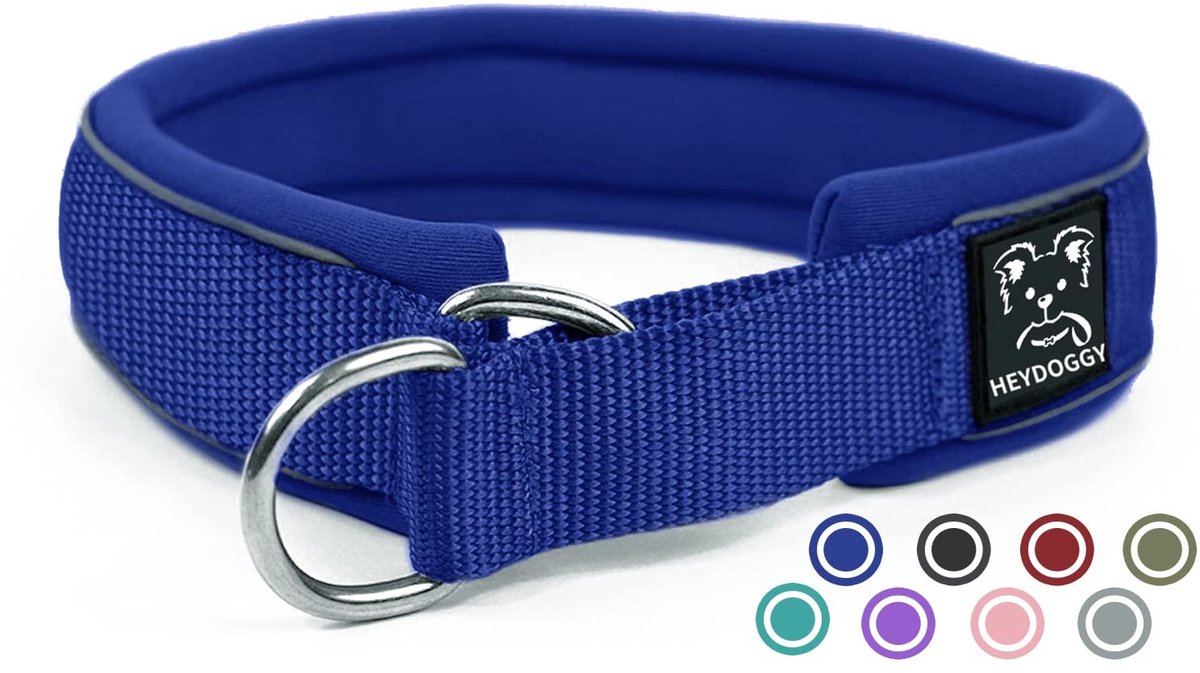 Elzusha - Reflecterende Hondenhalsband van Robuust Nylon met Neopreen Voering