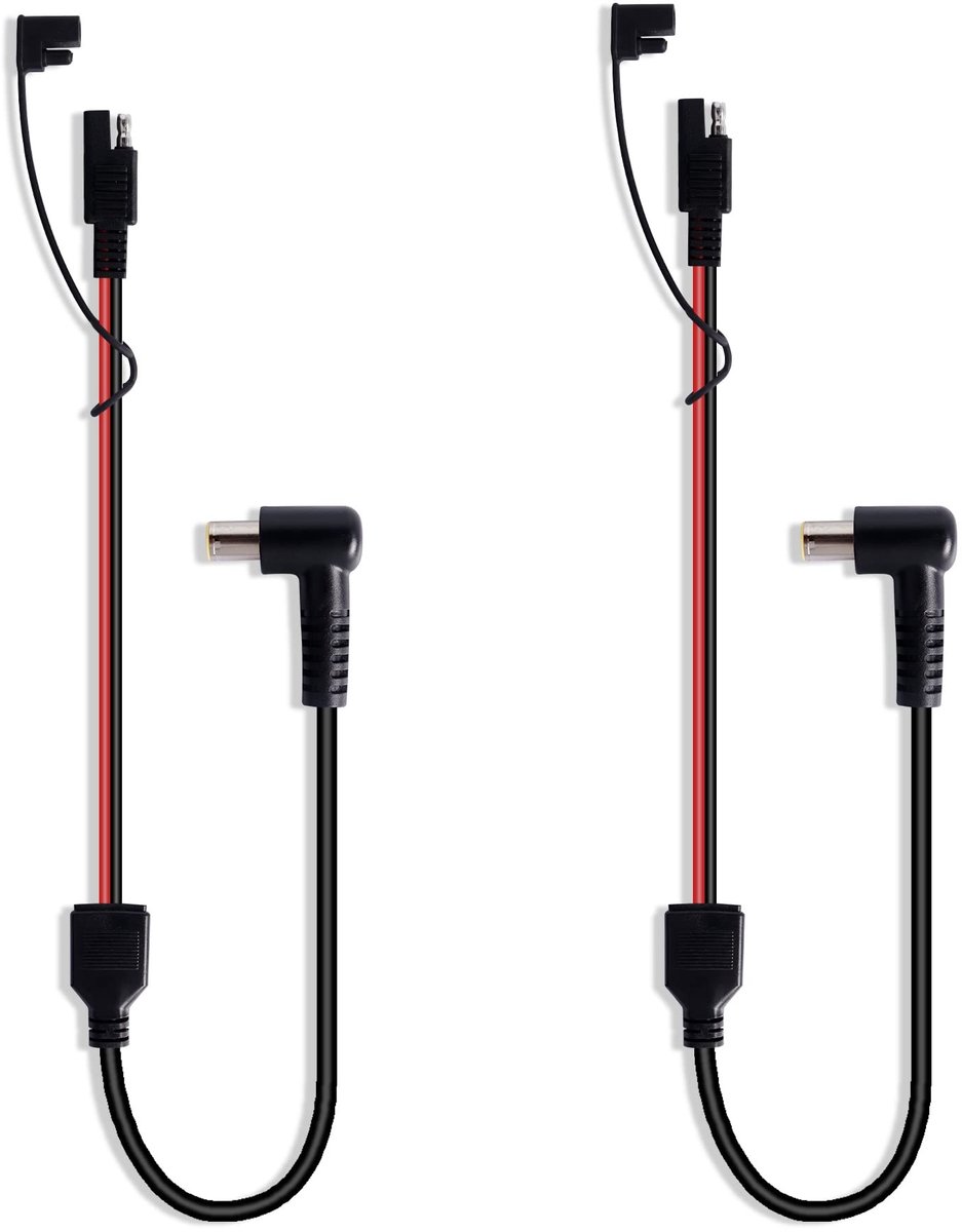 Elzusha - DC7909 naar SAE Plug Voedingskabel, 14AWG, 32.6 cm
