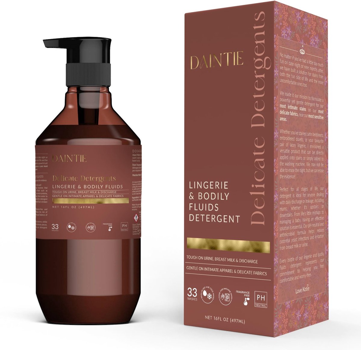 Elzusha - Wasmiddel voor Delicate Stoffen - pH Neutraal 473 ml