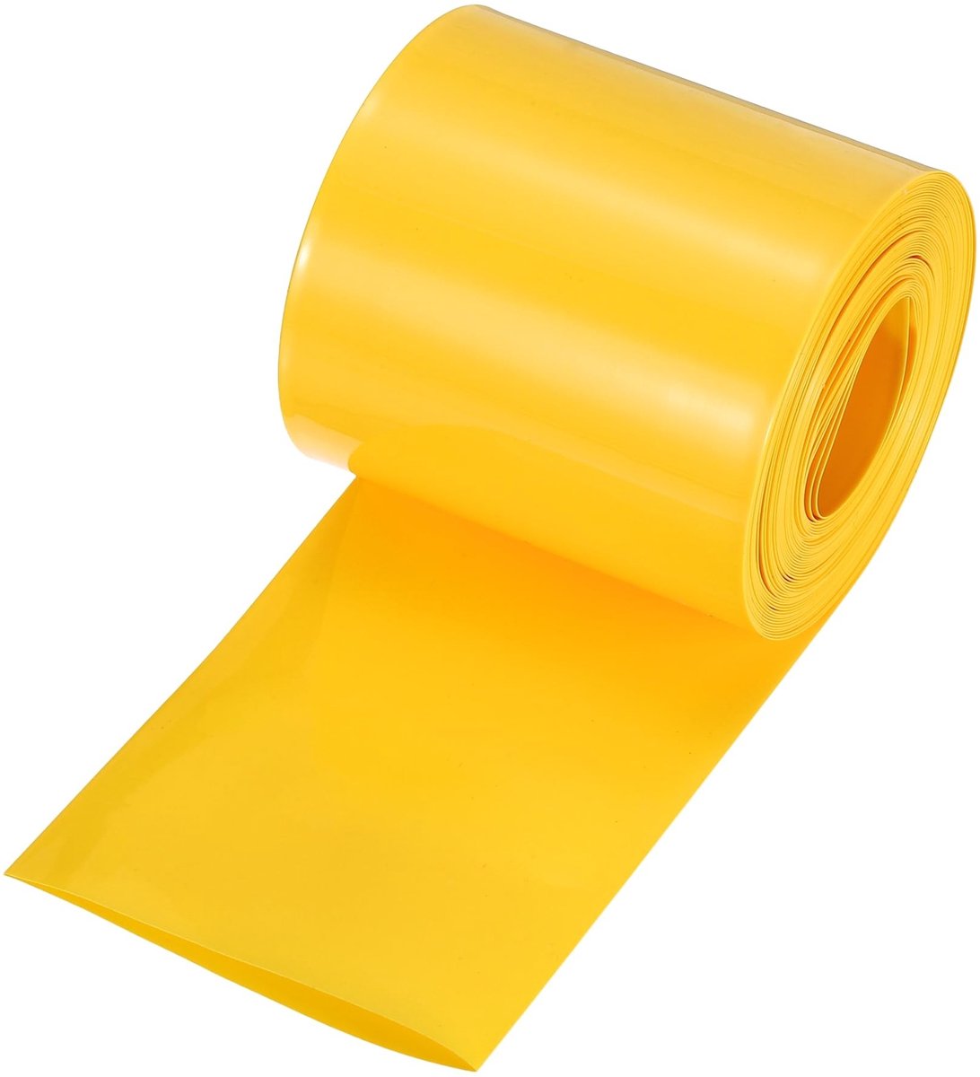 Elzusha - PVC Krimpfolie voor Batterijen, 38mm x 6m, Geel