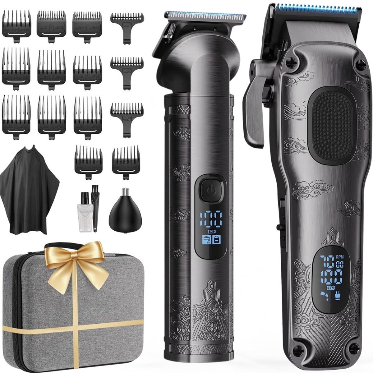 CRLYN® Tondeuse Hoofdhaar - Baardtrimmer Mannen - Haartrimmer