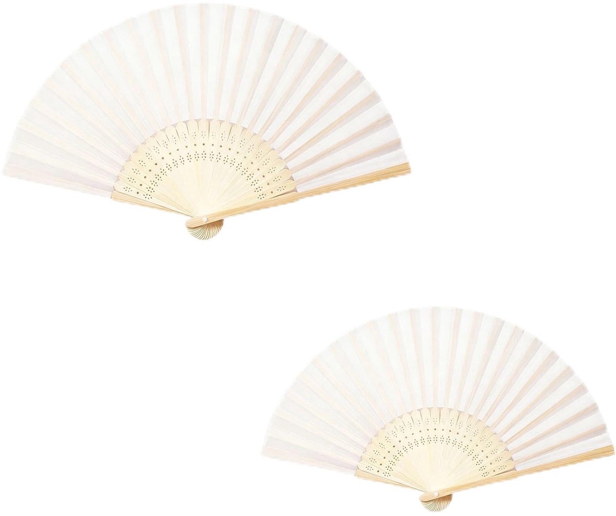 MAIKAOZAI 2pcs Opvouwbare Handventilator - Draagbare Chinese Waaier voor Buiten, Reizen, Feesten en Dagelijks Gebruik - ShopVlot