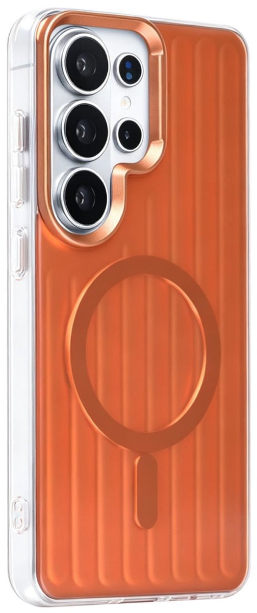 TUNIQ backcover hoesje voor Samsung Galaxy S26 Ultra - luggage IMD MagSafe - Oranje