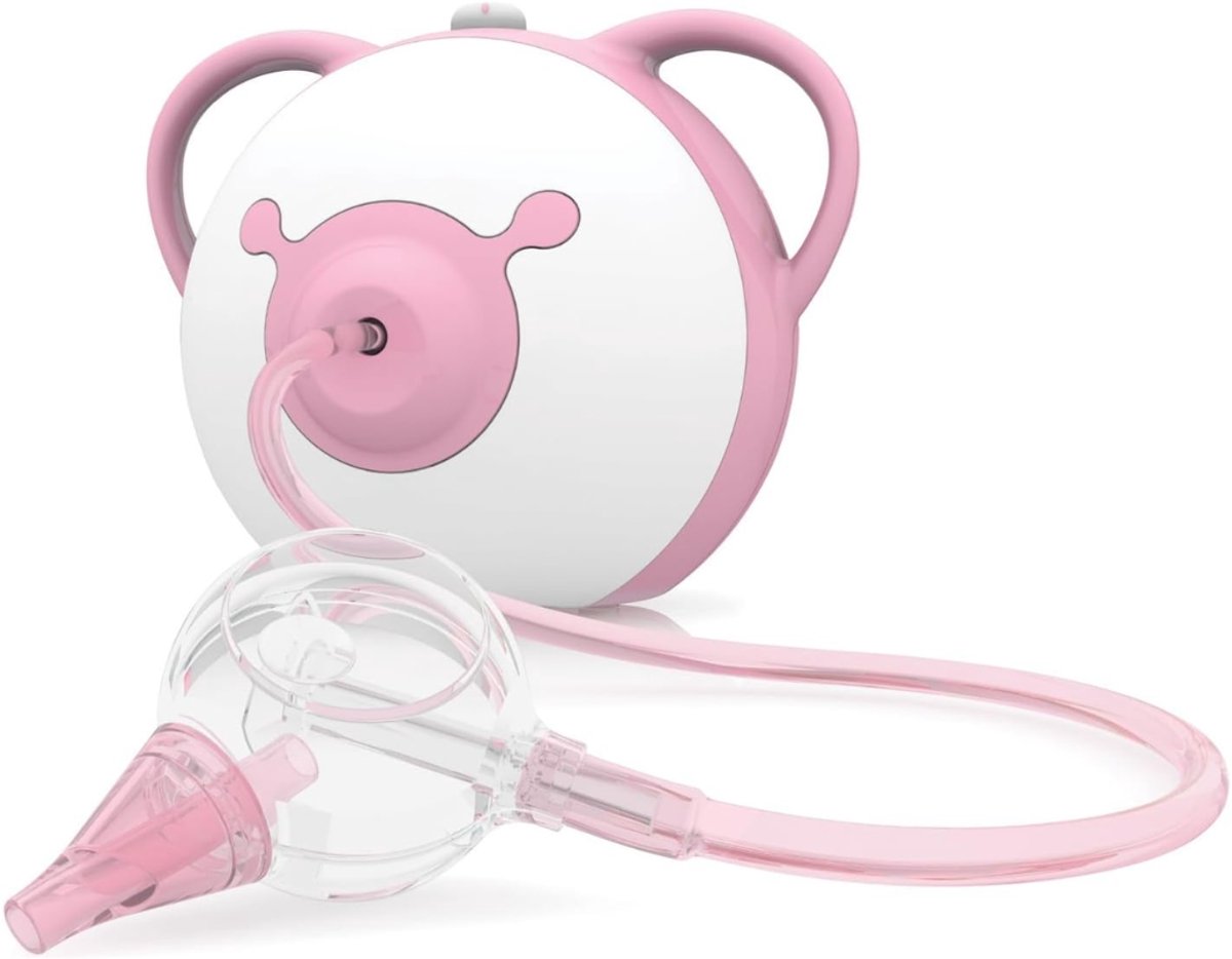 Ploutos® Neusreiniger Baby - Neusspoeler - Roze/Wit - 18cm x 18cm x 18cm Neusreiniger Baby - Neusreiniger - Neusspoeler - Neusreiniger - Roze/Wit - 18cm x 18cm x 18cm
