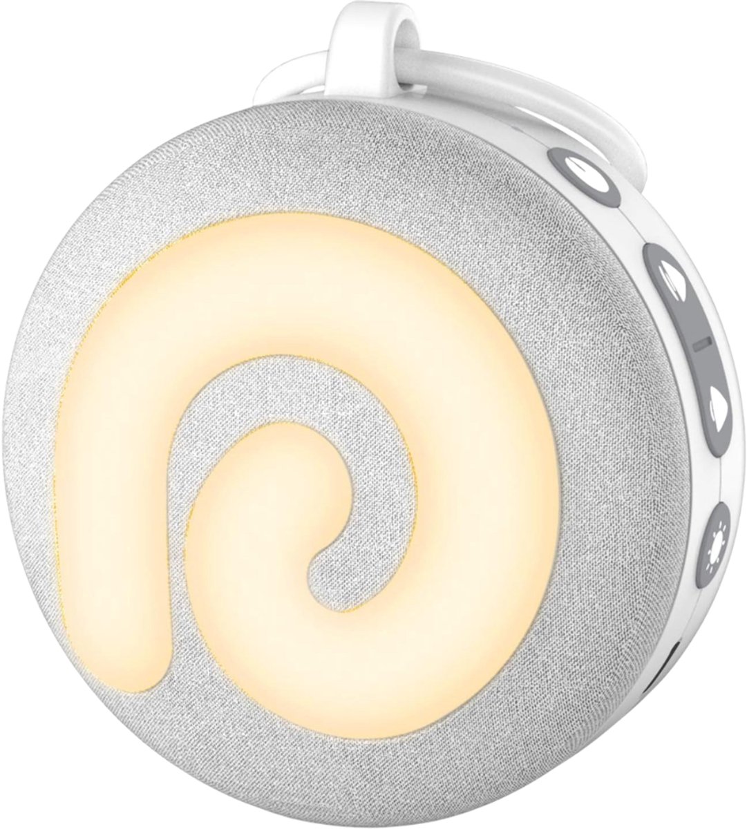 Verte White Noise Machine - D11 Draagbaar Slaapapparaat Voor Baby’s Met Nachtlampje - Witte Ruis - 11 Rustgevende Geluiden Om In Slaap Te Vallen - Geschikt Voor Op Reis - Oplaadbaar Via USB - Kinderveiligheid (Grijs)