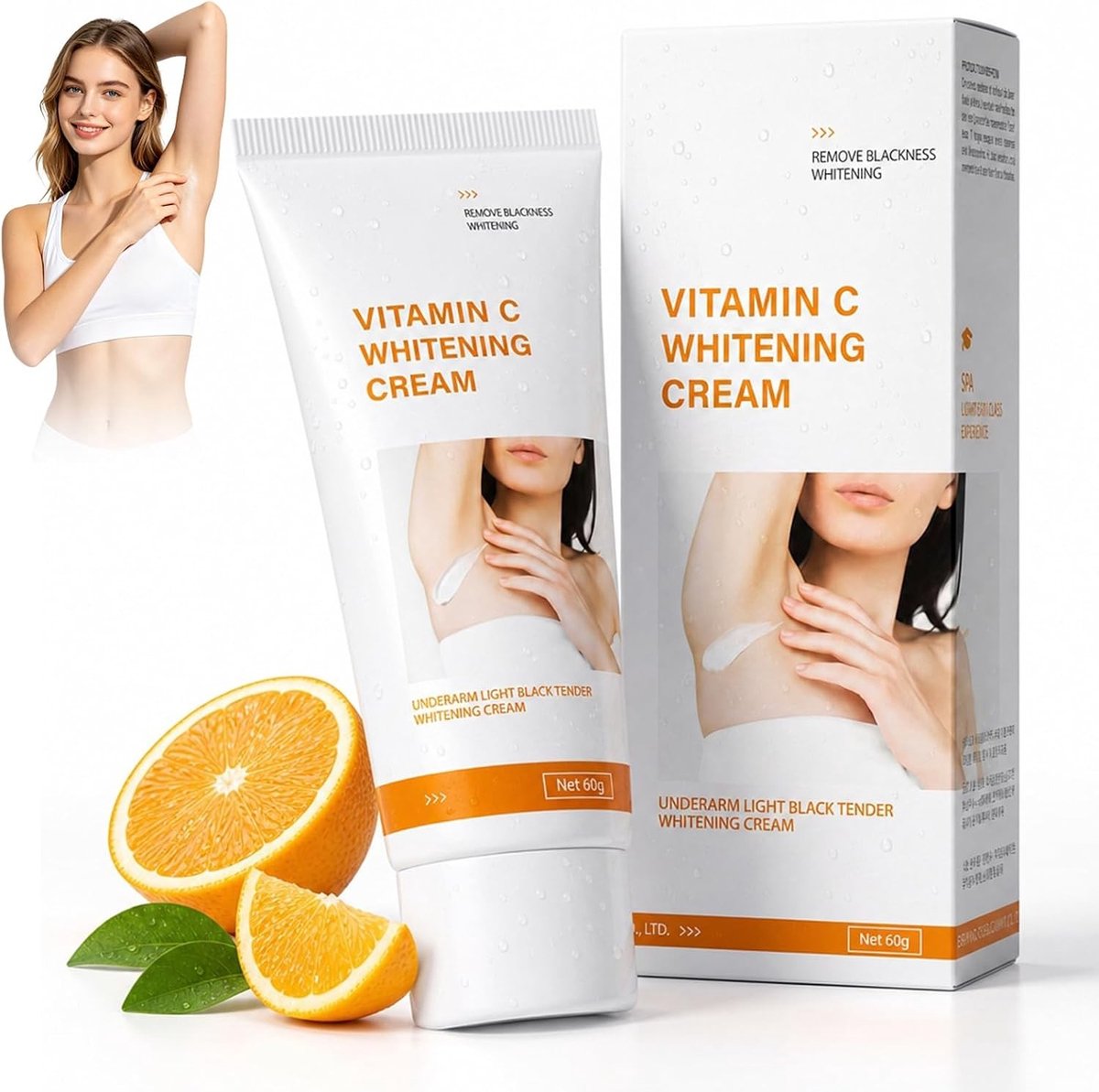 Hydraterende Crème voor Onderarmen, Nek, Knieën en Ellebogen – Met Niacinamide en Vitamine C – Voor Een Egale Huid en Vochtbalans – Geschikt voor Vrouwen en Mannen