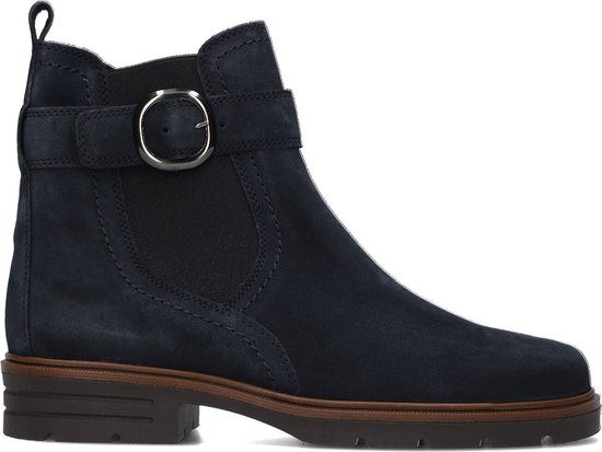Gabor 653.1 Enkellaarsjes - Enkelboots met rits - Dames - Blauw - Maat 39