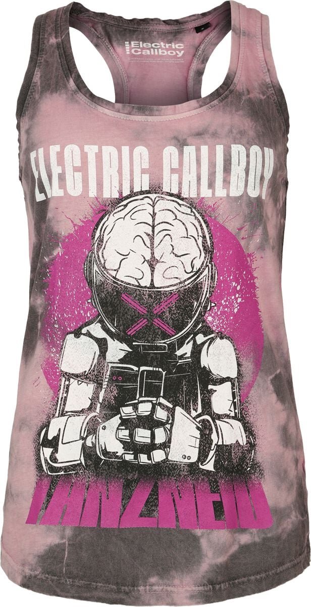 Electric Callboy Robot Dames Top - meerkleurig - L