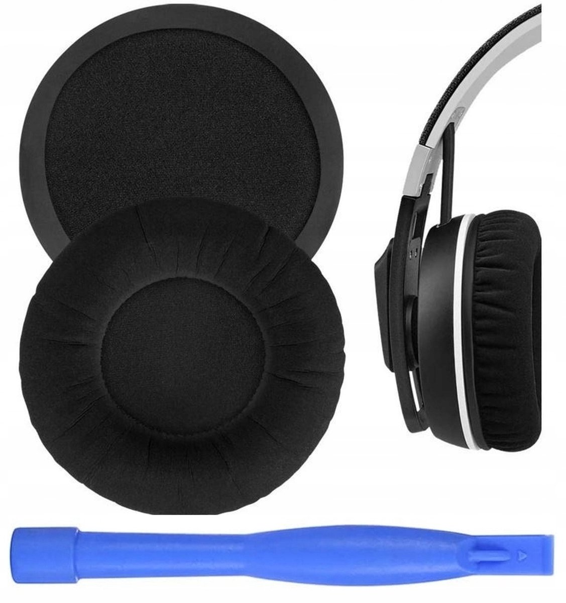 Vervangende Oorkussens voor Sennheiser Urbanite XL - Zwart (2 stuks)