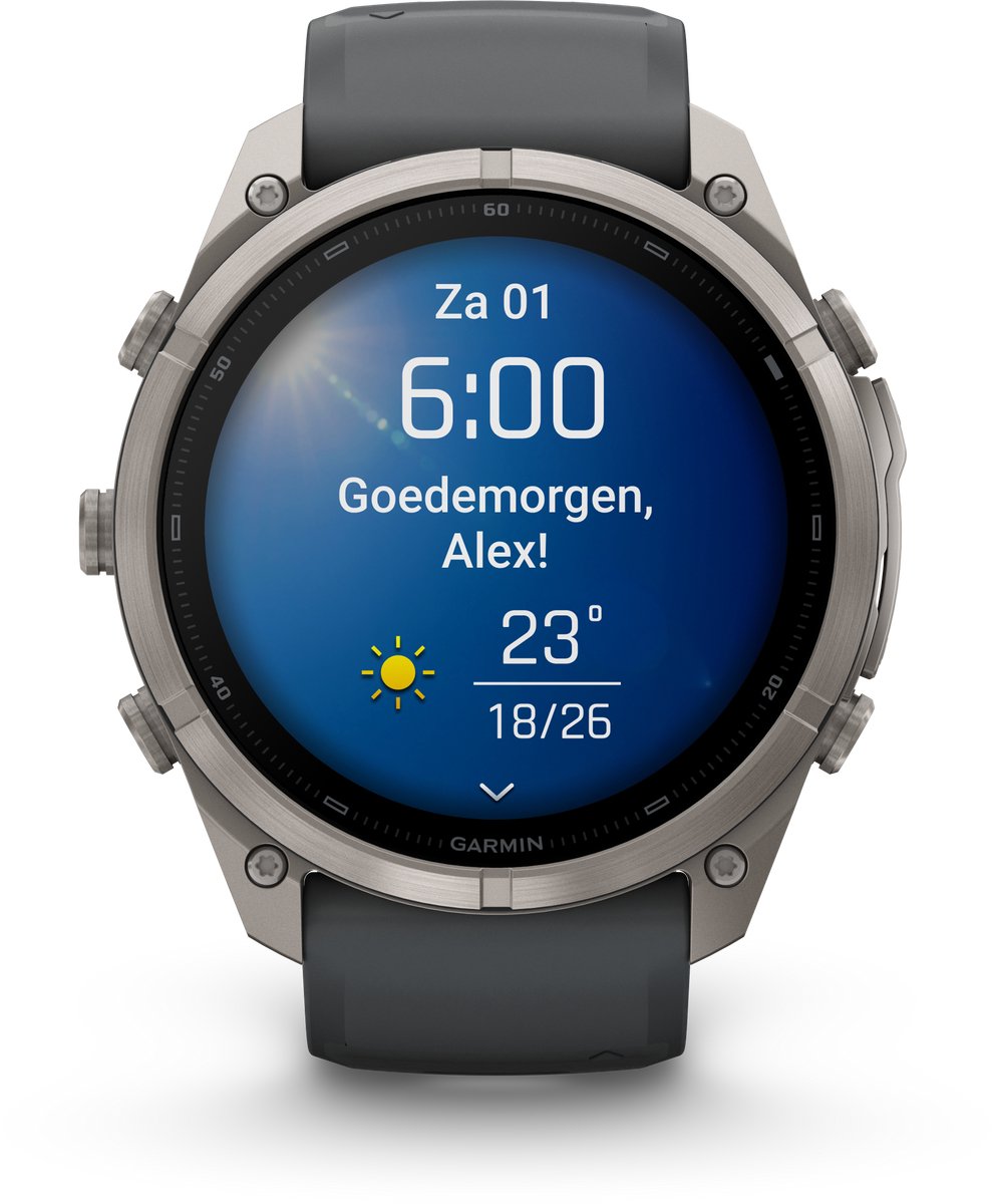 Garmin fēnix 9 Pro - 51 mm - Multisport GPS Smartwatch - 1.5" AMOLED-scherm - Volledig titanium behuizing - Batterijduur tot 31 dagen thumbnail 6