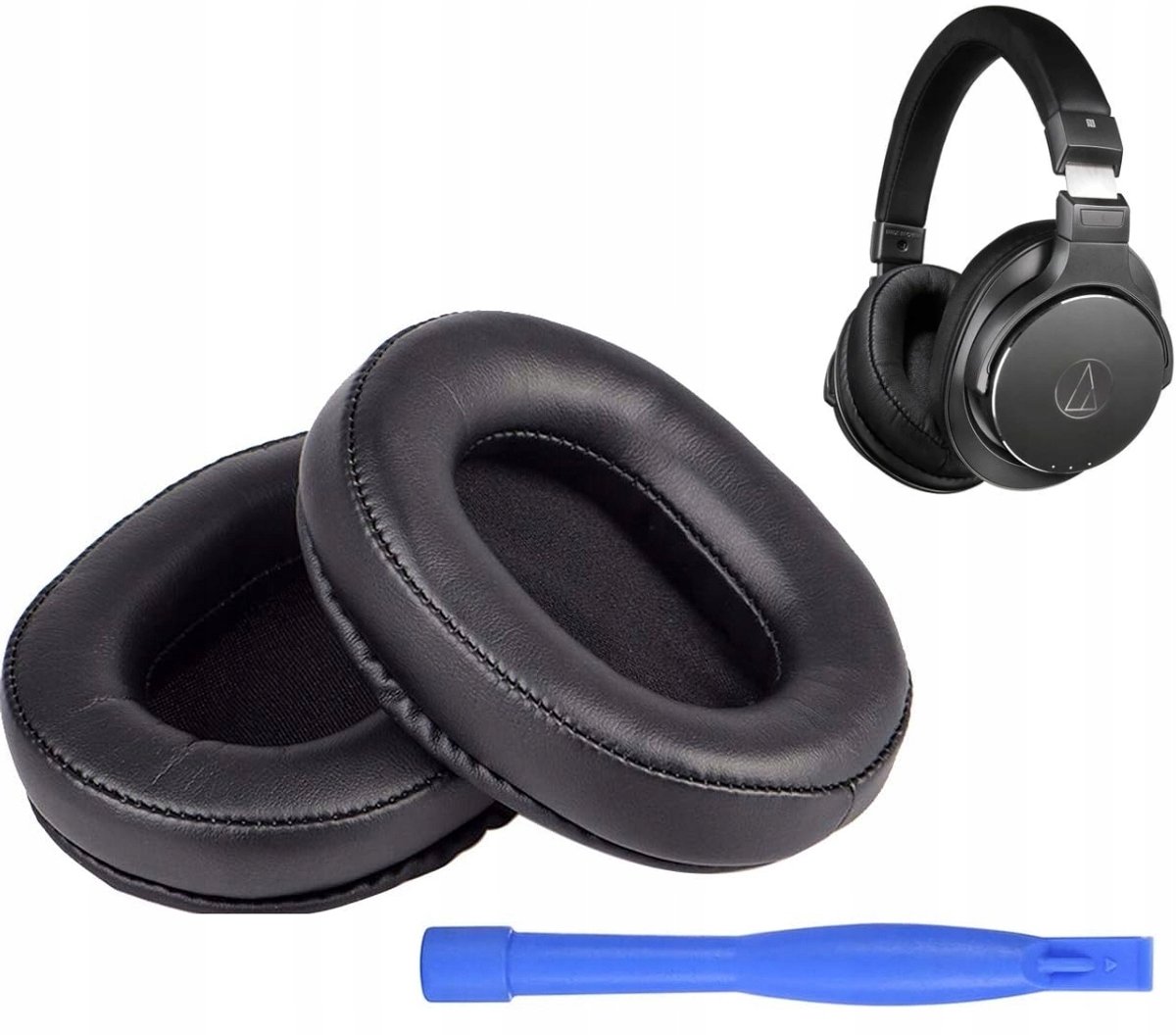 Oorkussens voor Audio-Technica ATH-AR5BT AR5IS - Zwart, 2 stuks + Gratis Tool