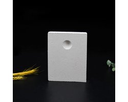 Sieraden Vuursteen - Hittebestendig - Precisie Werk - Met Ronde Gaten - 146 x 110 mm - Meerkleurig