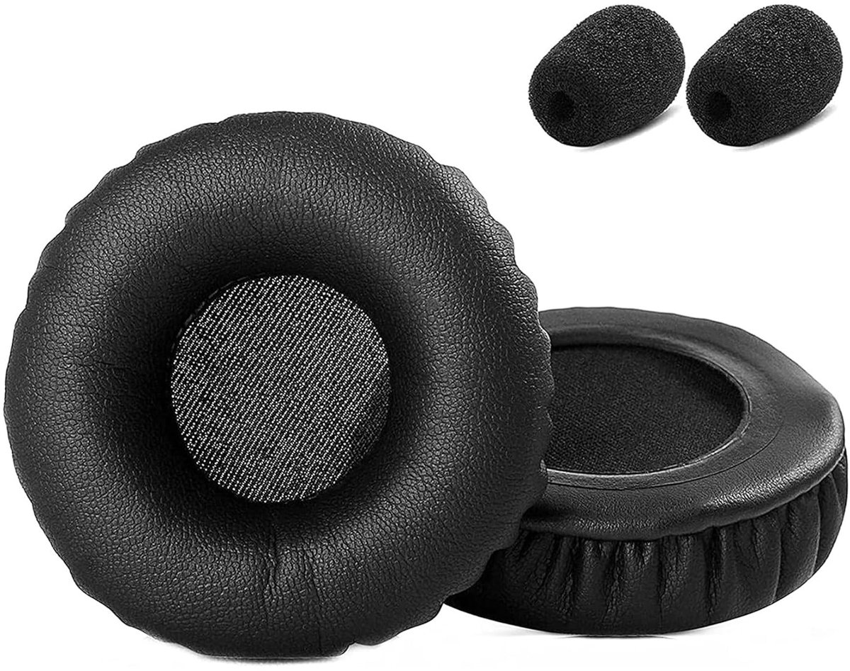 Elzusha - Vervangende Oorkussens voor Headset met Zacht Kunstleer en Memory Foam