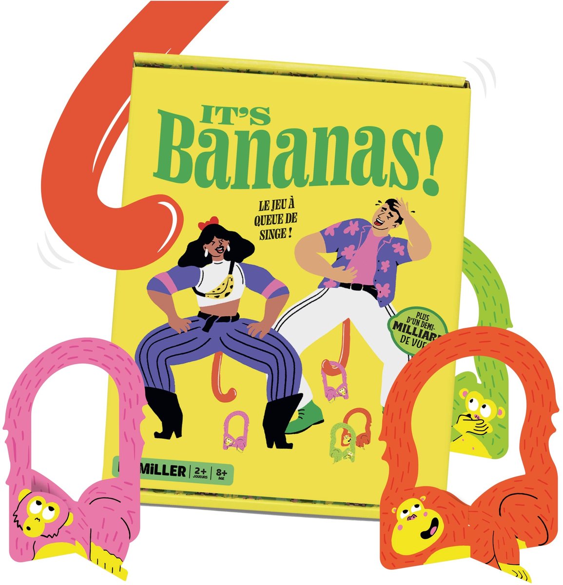 Elzusha - It's Bananas! - Hilarisch Bordspel voor Kinderen en Volwassenen