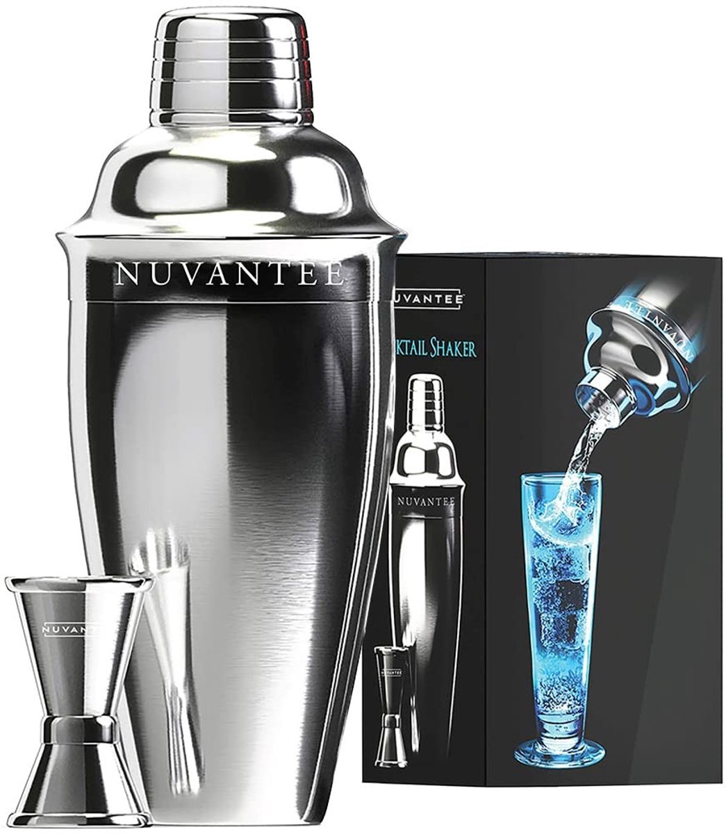 Elzusha - Cocktailshaker Set met Maatbeker en Recepten