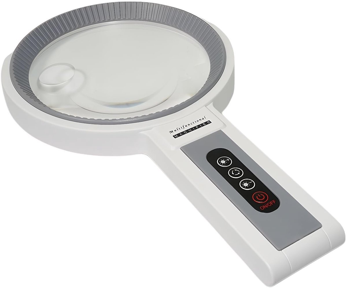 Elzusha - Handheld Vergrootglas met 34 LED Verlichting