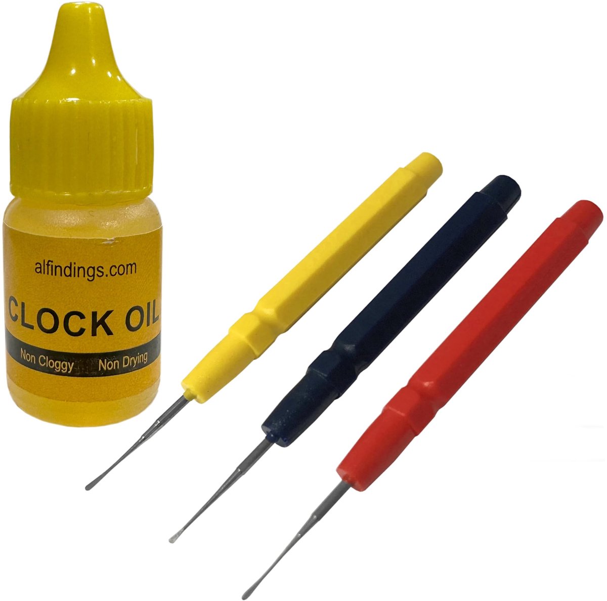 Elzusha - Klokolie en 3 Pinnen - Onderhoudsset voor Klokken 10ml