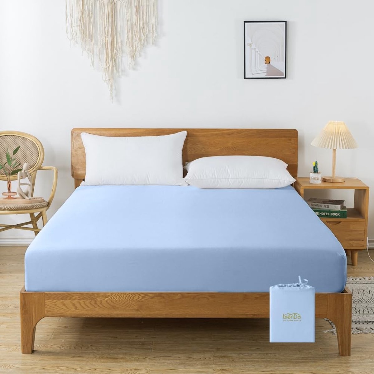 Elzusha - Fitted Sheet 90x200 cm van 100% Bamboe Viscose