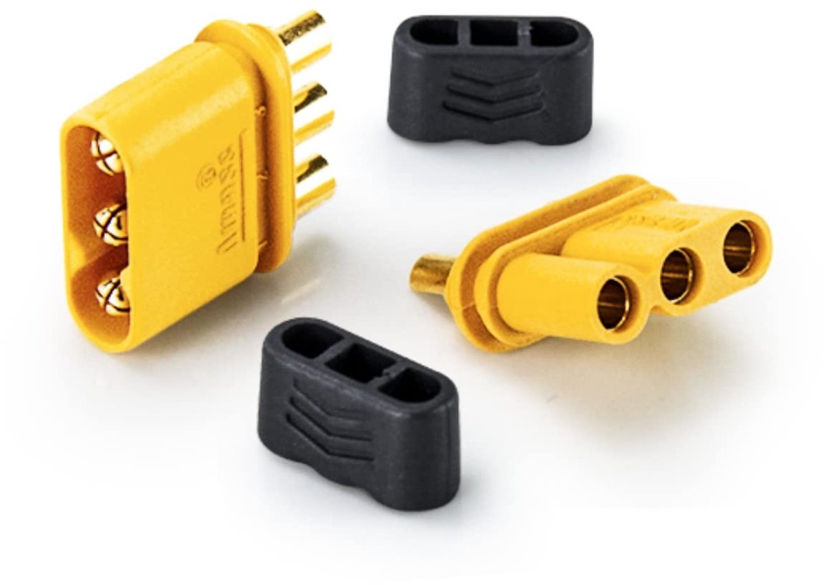 Elzusha - MR30 3-pins Gouden Stekker voor Multirotor 10 paar