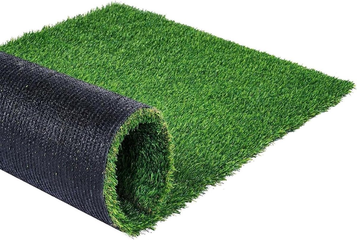 Kunstmatig Grastapijt - Nep Grasmat - Buiten Decoratie - Onderhoudsarm - 2.5 cm Dik - Groen