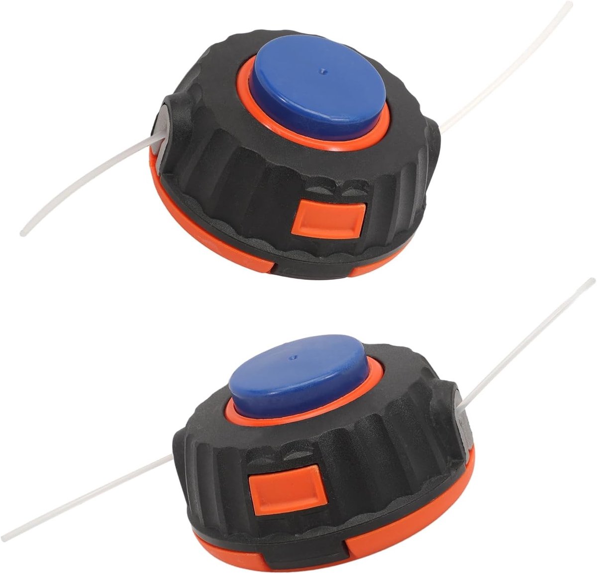 2-delige maaihoofd trimmerkop met schroefdraad voor diverse modellen, geschikt voor tuinonderhoud, grasmaaier accessoires en tuinmachines