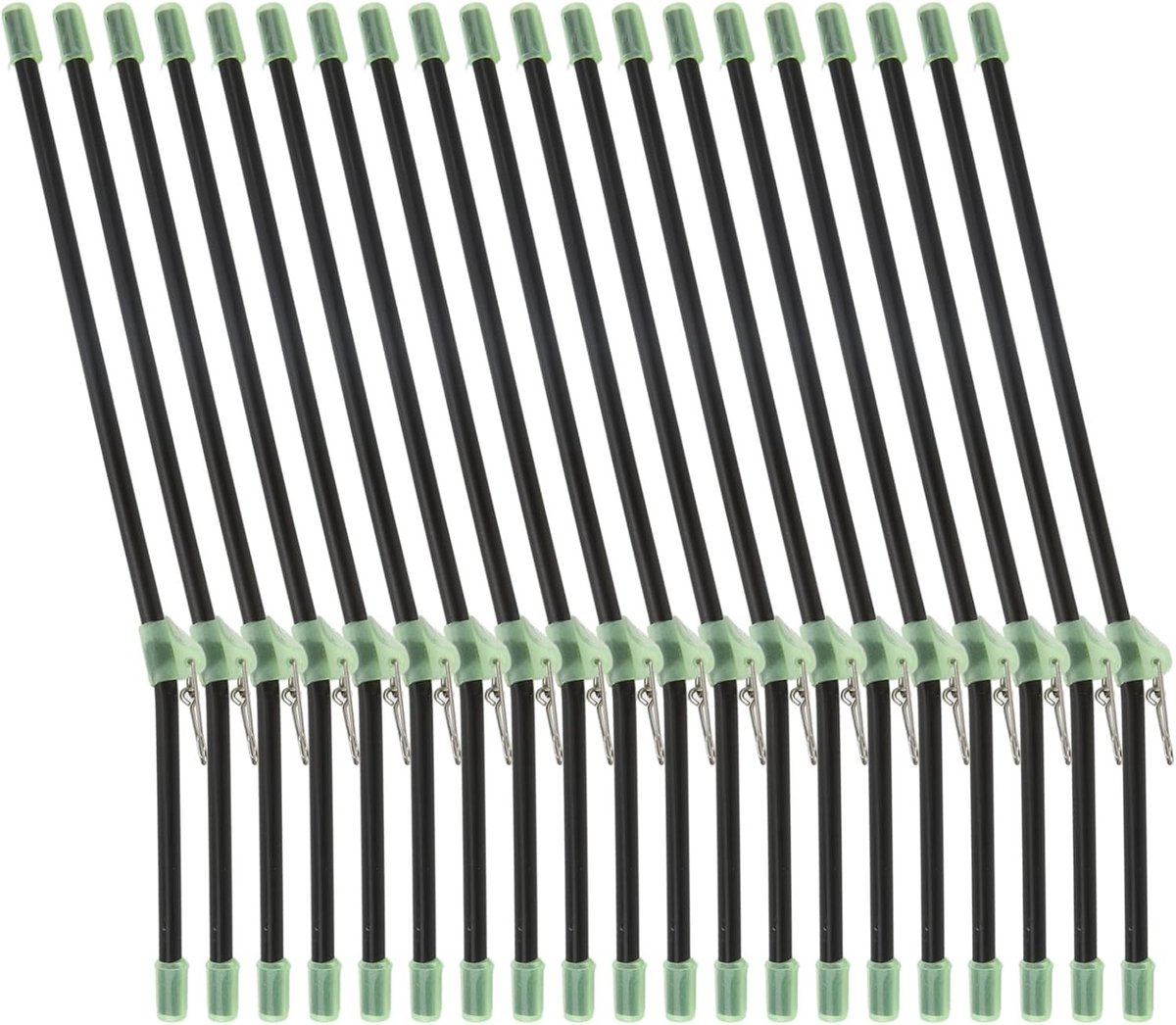 Anti Wirwar Booms Tube voor Zeevisserij, 20 Stuks Feeder Tree met Snap Buttons en Balansconnector voor Visaccessoires