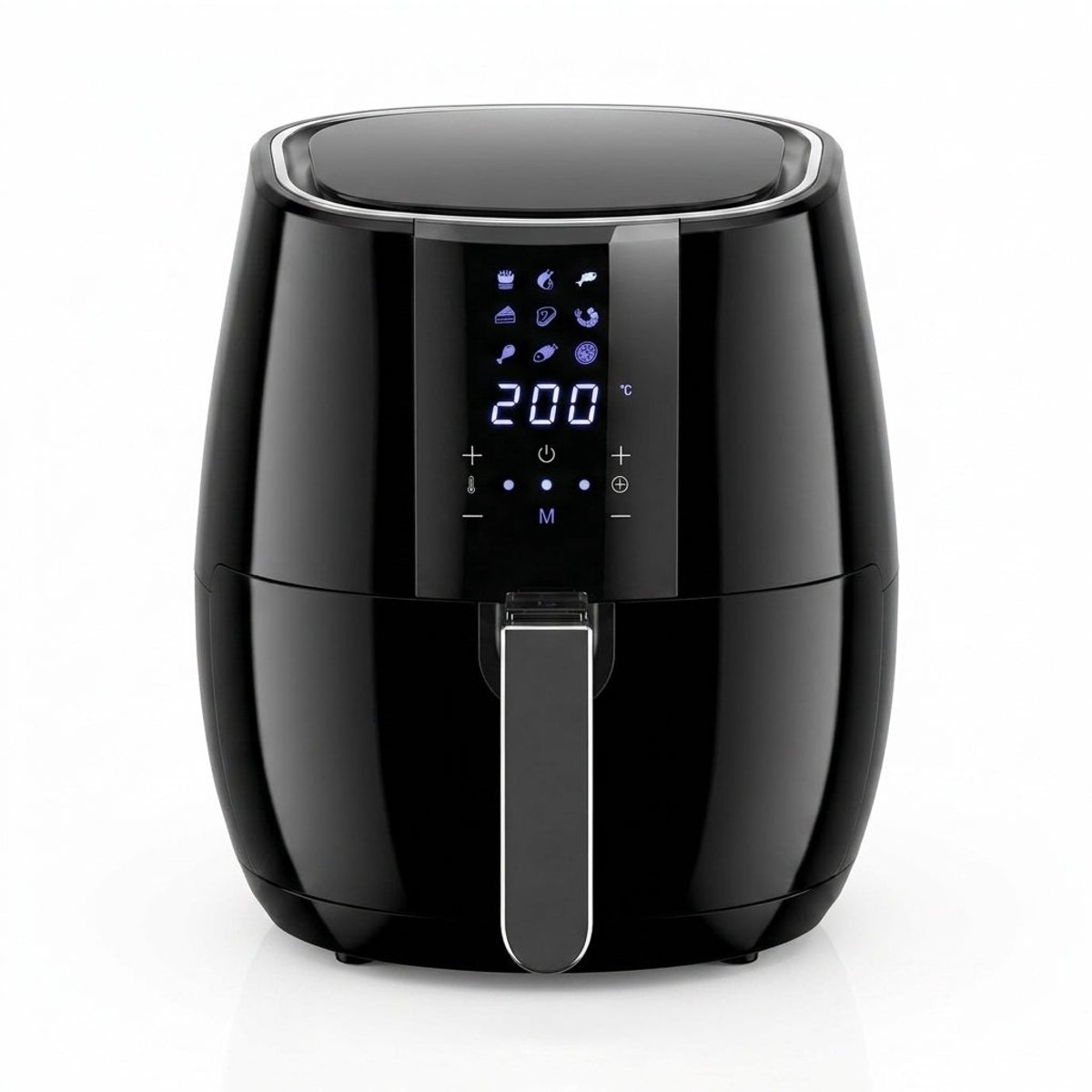 YASHE heteluchtfriteuse - 4,5 L - 1500 W - 6 programma's