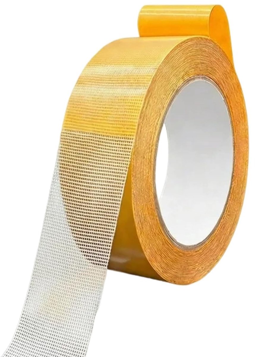 Dubbelzijdige Plakband voor Vloerkleden 20m x 2,5cm, Sterke Hechting voor Tapijt en Decoratie, Ideaal voor Klussen en Creatieve Projecten