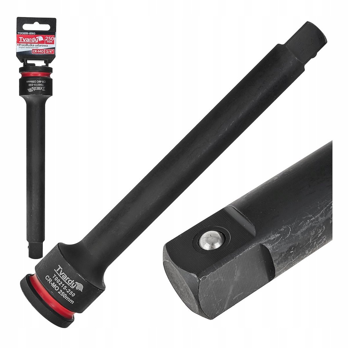 Slagverlengstuk 3/4" 250mm CR-MO voor slagmoersleutels