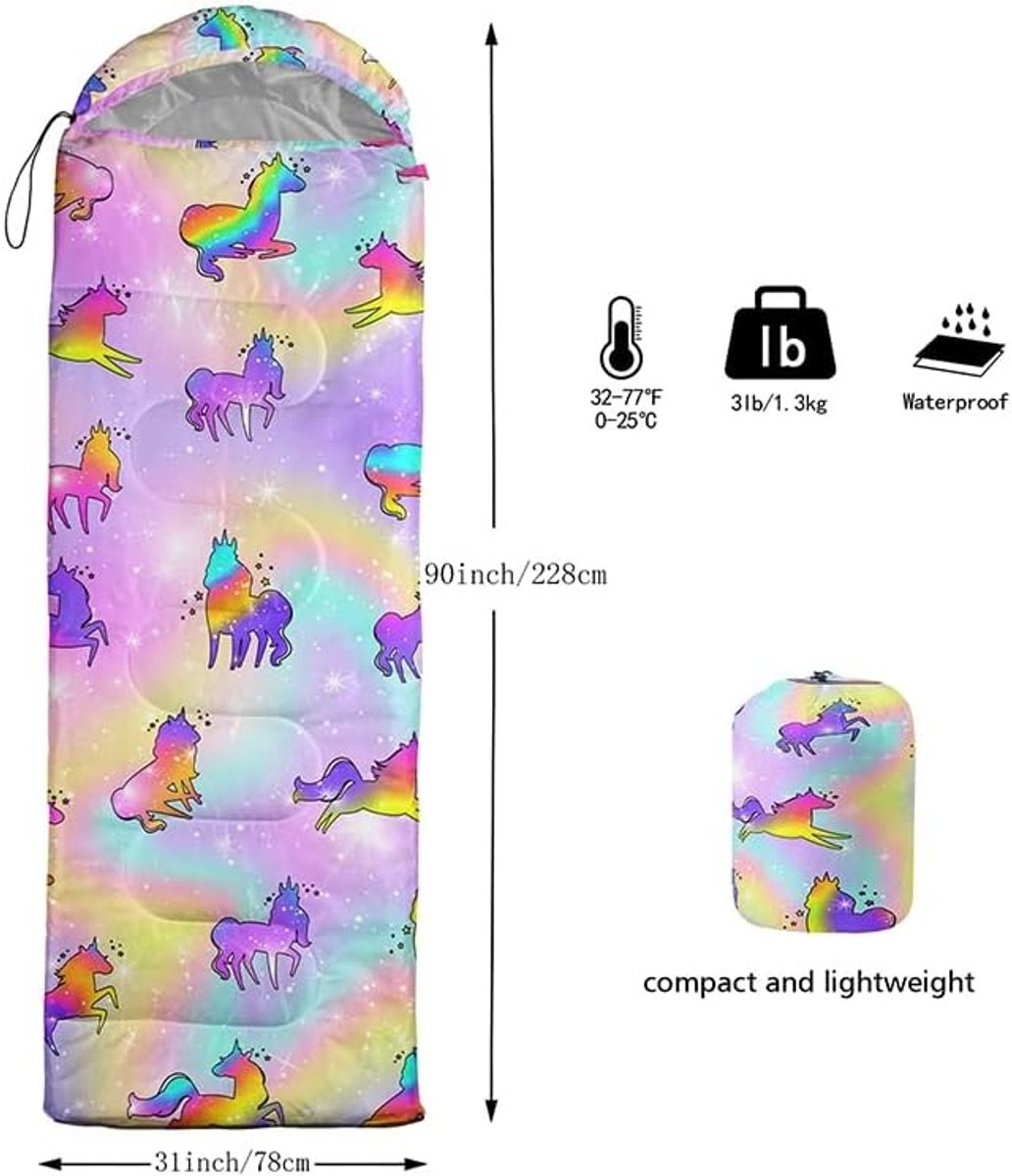 Warm Mummyslaapzak voor Koud Weer - Waterdicht en Comfortabel voor Camping, Hiking en Outdoor Avonturen met Compressiezak