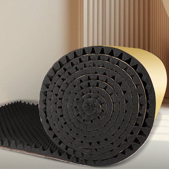 Isolatiemat‑auto‑zelfklevend‑geluiddempend‑200x50cm‑20mm dikte — afbeelding 3