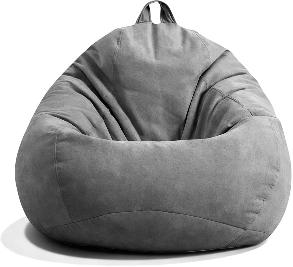CEWROM Zitzak druppelvorm voor volwassenen, indoor beanbag, 100 x 120 cm, alleen overtrek (geen vulling) - ShopVlot