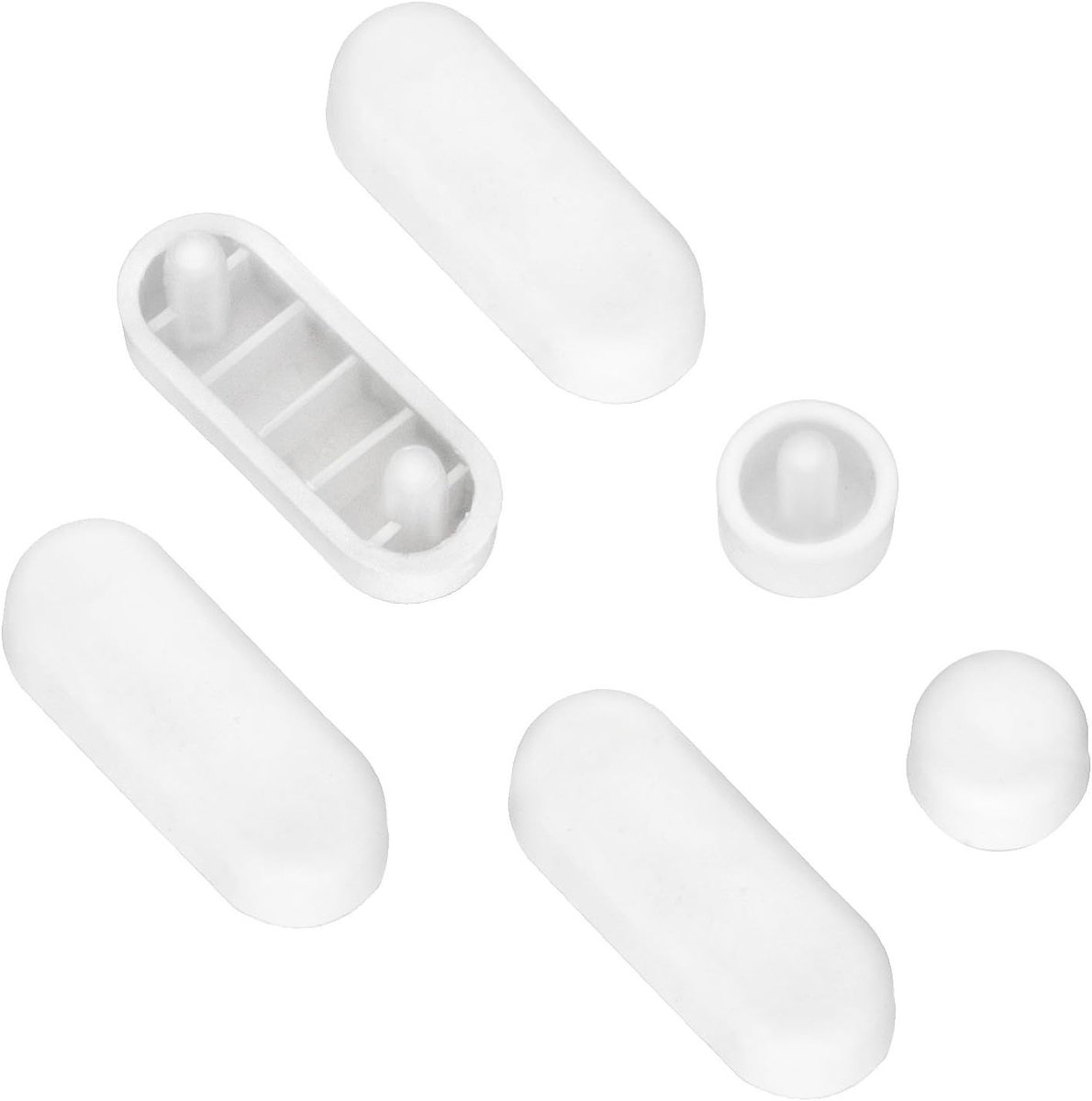 Wc-bril met softclose - Acryl - Bufferset met 4 Zitbuffers en 2 Dekselbuffers - Voor Acryl Toiletzittingen