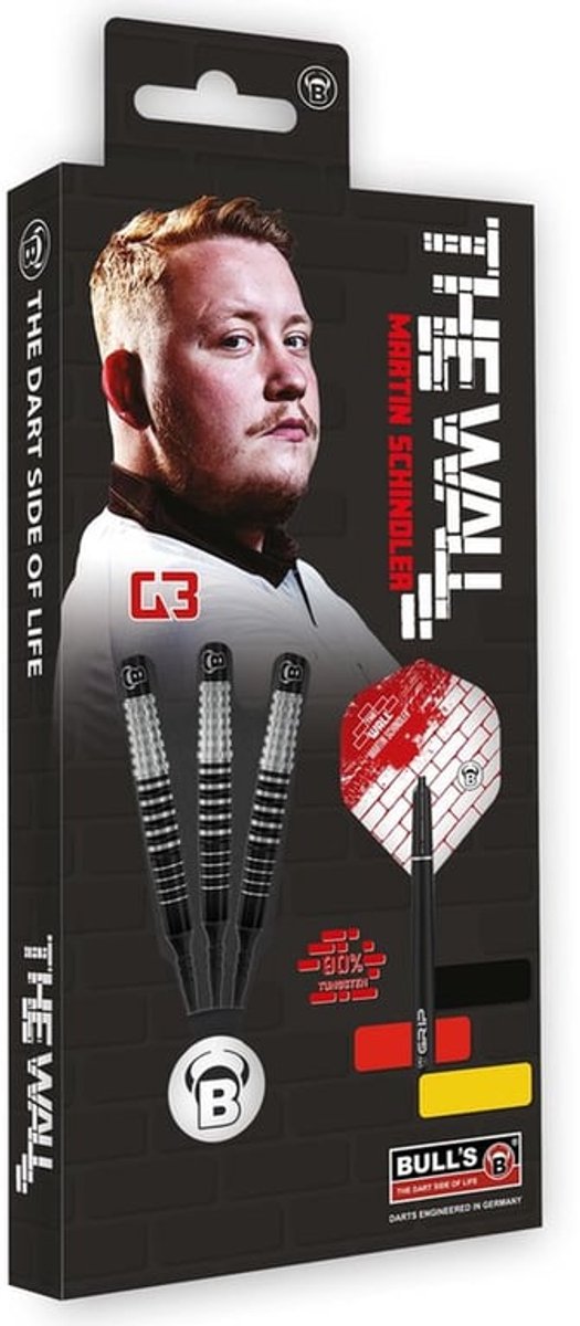 BULL'S Unisex Martin Schindler Dart - 20g Softdart