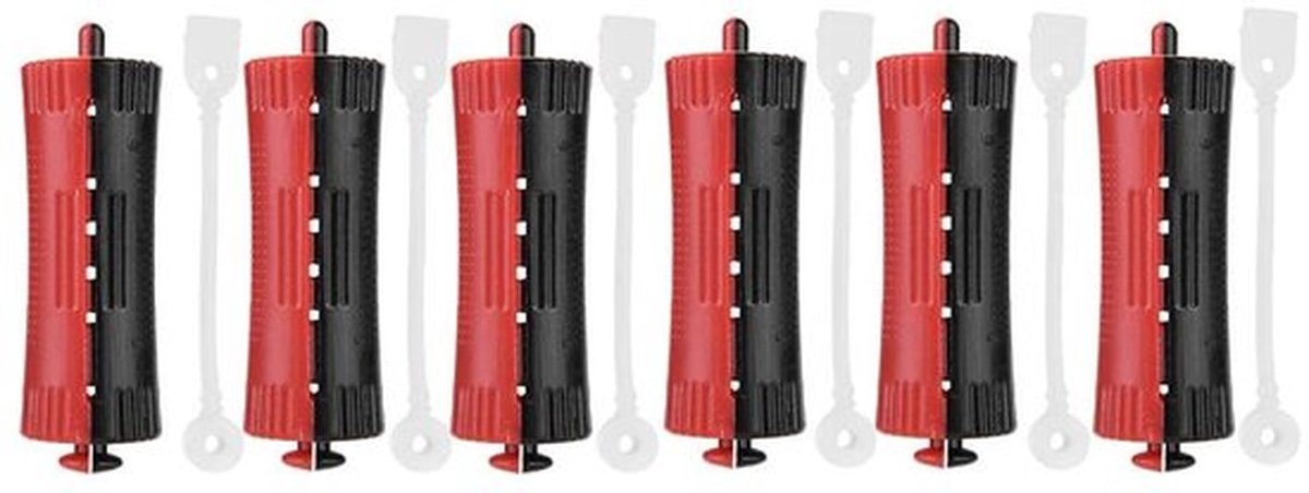 Krulspelden 6 Stuks - Warmte/Koude Permanente Golf - Antiskid/Haarroller - Styling Gereedschap - Elastisch Band - Perfecte Styling - Haarrollers