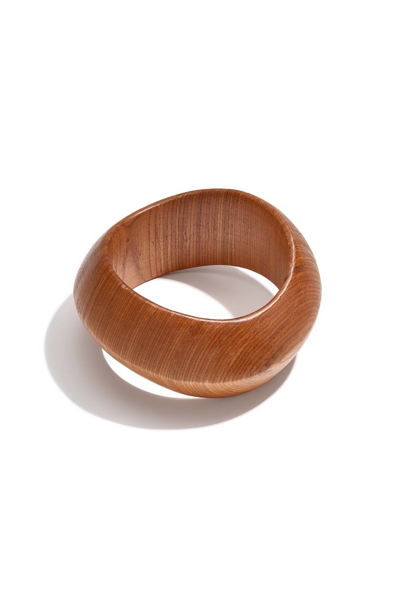Lila - Bangle Armband - Hout - Lichtbruin - - Lichtbruin
