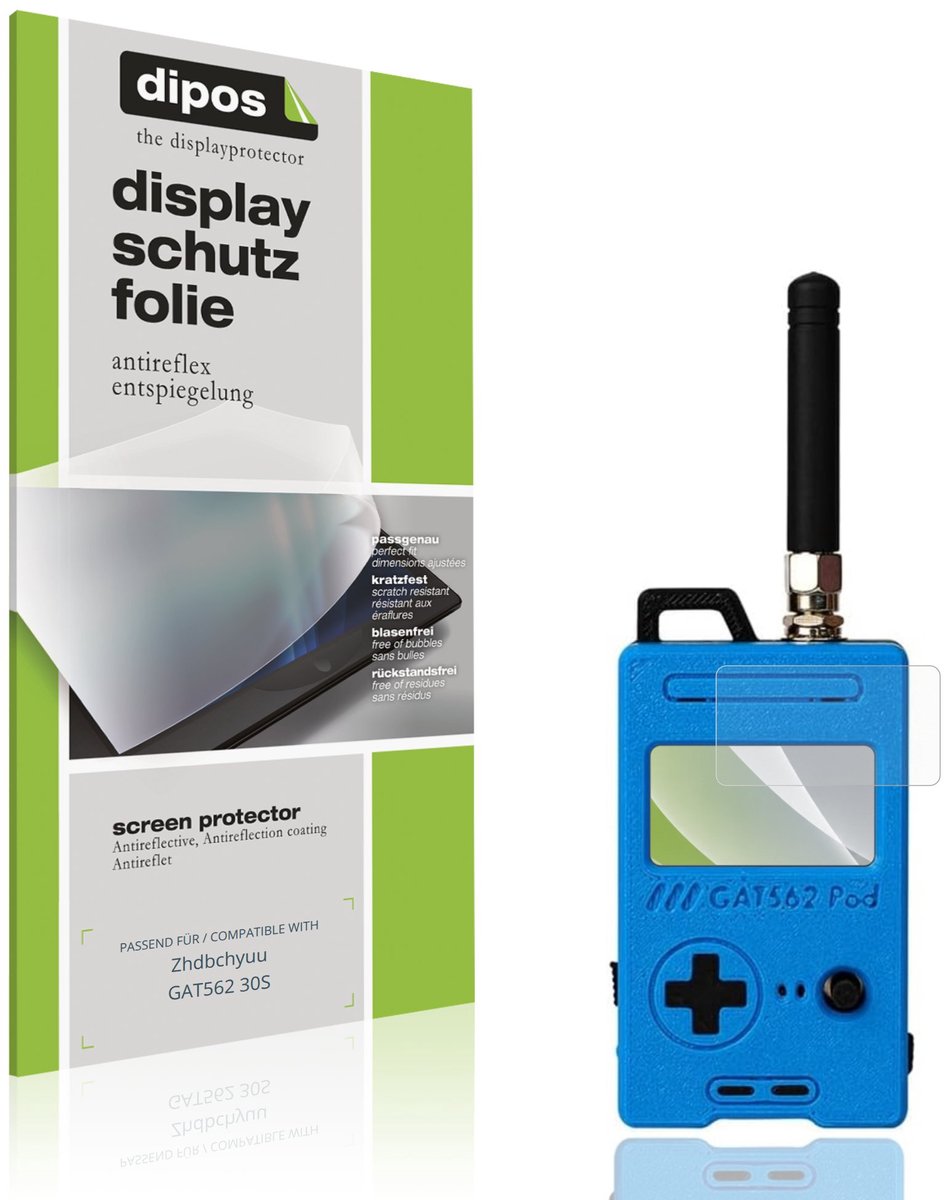 dipos – 4x Matte Beschermfolie geschikt voor Zhdbchyuu GAT562 30S | Krasbestendige & antireflecterende Screenprotector Ultra-Thin