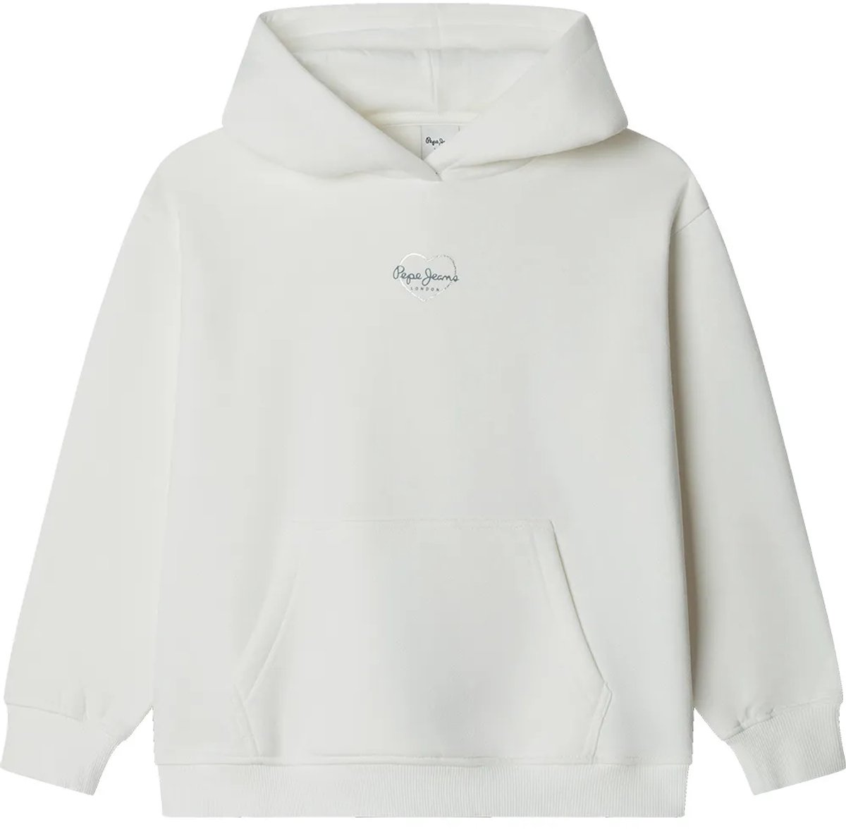 Pepe Jeans Lybertha Hoodie Wit 12 Years Meisje