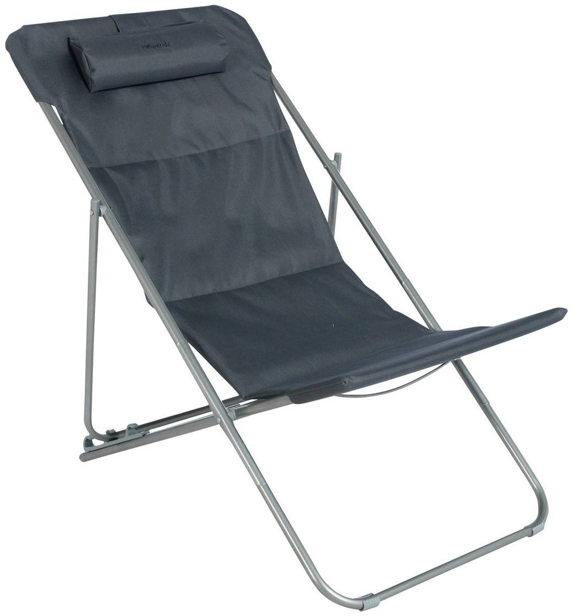 Ligstoel - 3 Ligstanden - Opvouwbaar - Grijs - 98 x 56 x 35 cm