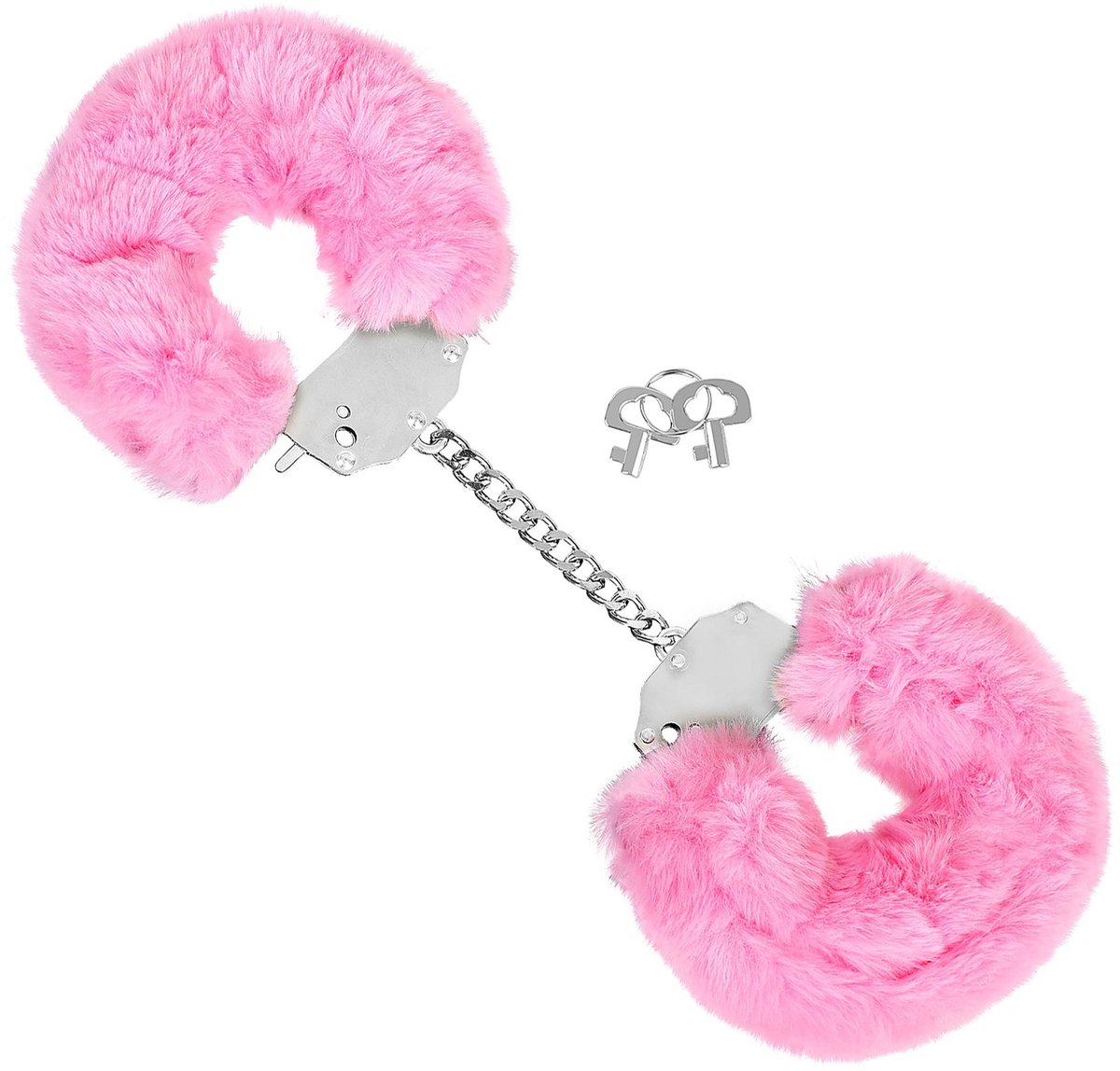 Fixxx - Super Fluffy Handboeien met Bont - Roze