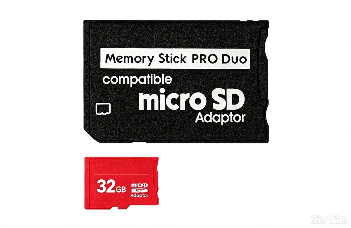 Solidchoice - Memory Stick Adapter voor PSP met Micro SD