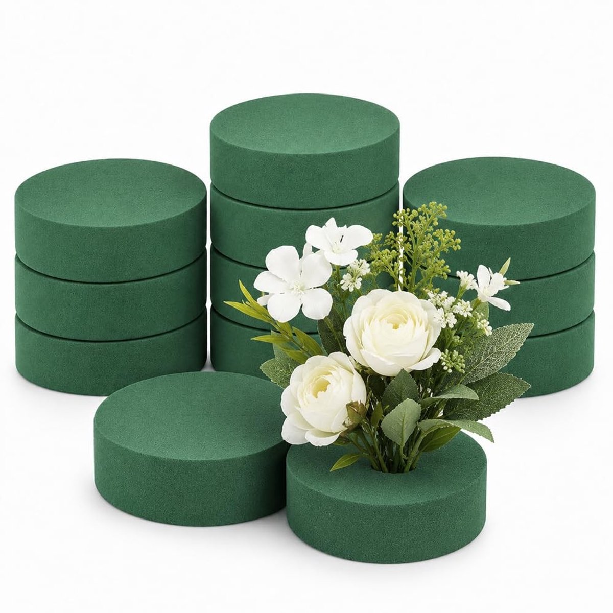 Solidchoice - Bloemenschuim Set van 12 voor Creatieve Decoraties en Bloemstukken