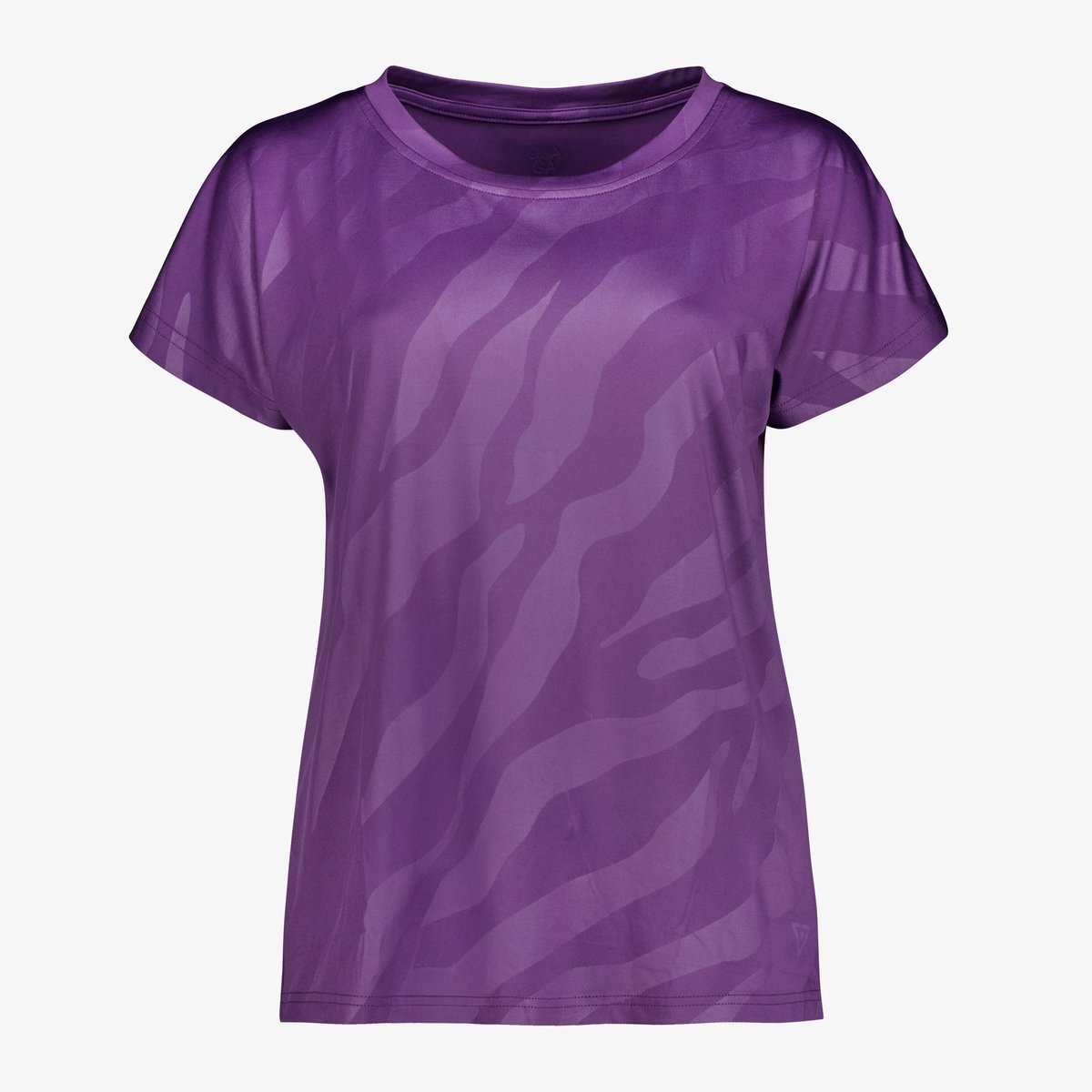 Osaga dames sport T-shirt met print paars - Maat L